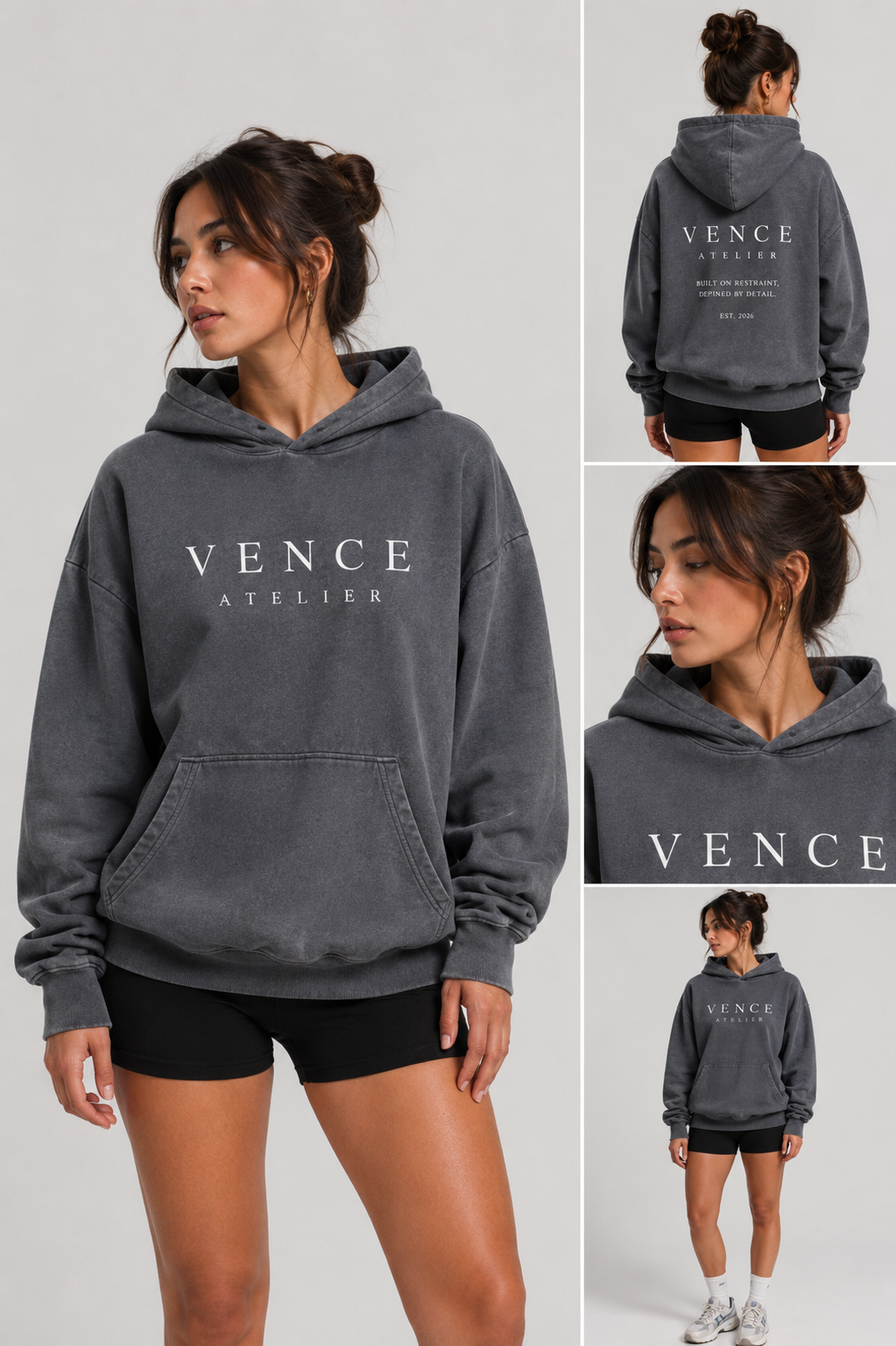 Washed Dark Hoodie